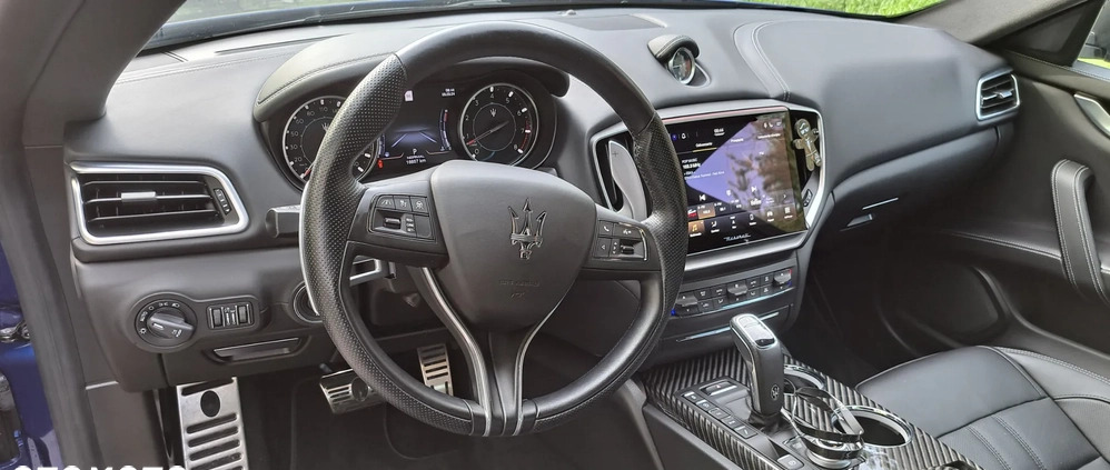 Maserati Ghibli cena 299000 przebieg: 16100, rok produkcji 2021 z Pasłęk małe 742